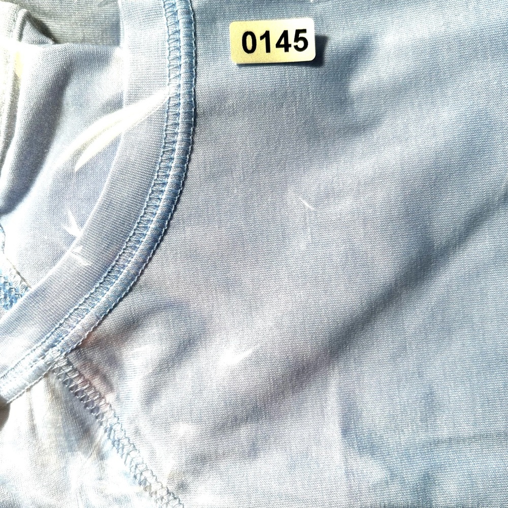 Tek Gear Essential Gear Women's Short Sleeve Oversized Fit Tops in Blue and Teal - Picture 9 of 9